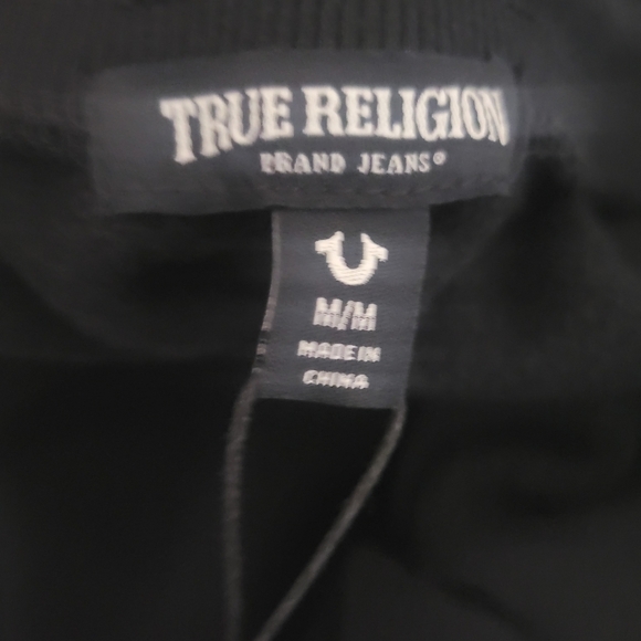 NWT True Religion high rise sweatshirt material shorts size medium - Picture 5 of 11